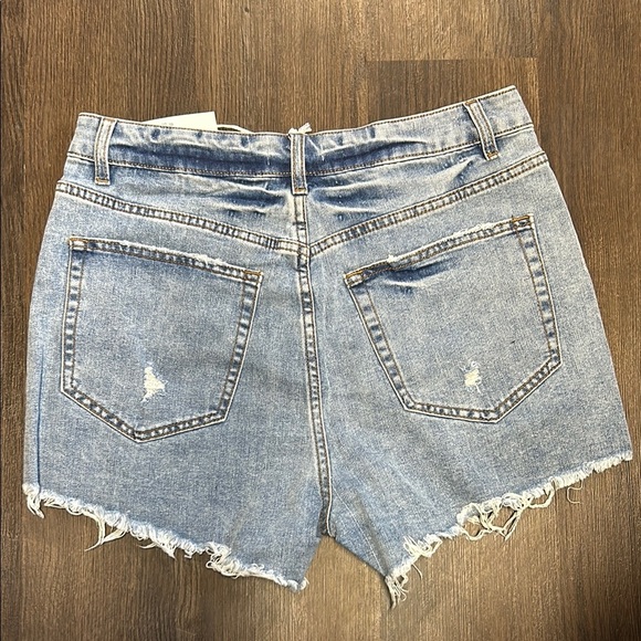 Distressed Denim Shorts - Picture 2 of 3